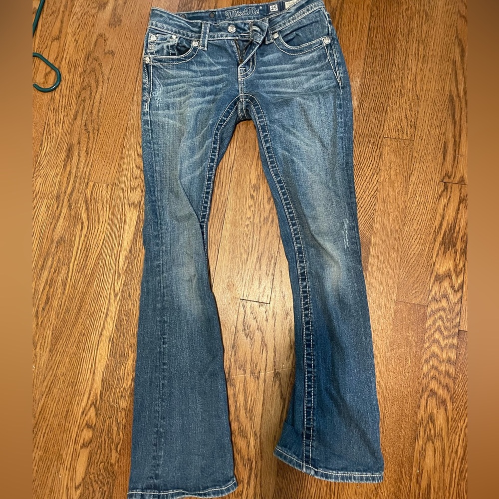 Y2k miss me low rise flare jeans